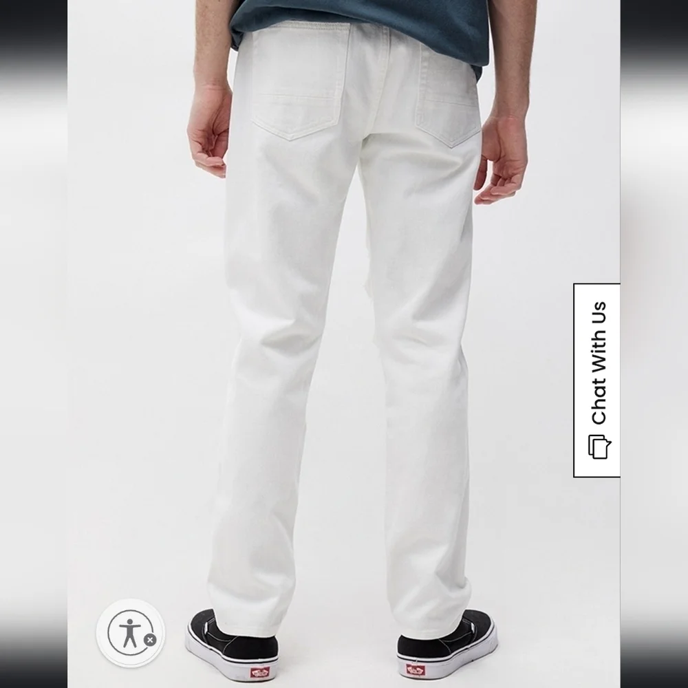 PacSun white slim